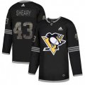 Pittsburgh Penguins #43 Conor Sheary Black Authentic Classic Stitched NHL Jersey
