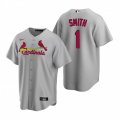 Nike St. Louis Cardinals #1 Ozzie Smith Gray Road Stitched Baseball Jersey