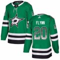 Dallas Stars #20 Brian Flynn Authentic Green Drift Fashion NHL Jersey