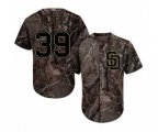 San Diego Padres #39 Kirby Yates Authentic Camo Realtree Collection Flex Base Baseball Jersey
