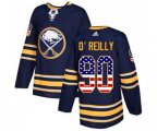 Adidas Buffalo Sabres #90 Ryan O'Reilly Authentic Navy Blue USA Flag Fashion NHL Jersey