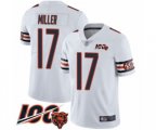 Chicago Bears #17 Anthony Miller White Vapor Untouchable Limited Player 100th Season Football Jersey