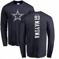 Dallas Cowboys #93 Benson Mayowa Navy Blue Backer Long Sleeve T-Shirt