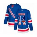 New York Rangers #14 Greg McKegg Authentic Royal Blue USA Flag Fashion Hockey Jersey