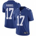 New York Giants #17 Dwayne Harris Royal Blue Team Color Vapor Untouchable Limited Player NFL Jersey