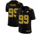 Washington Redskins #99 Chase Young Black Leopard Print Fashion Vapor Limited Football Jersey