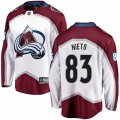 Colorado Avalanche #83 Matt Nieto Fanatics Branded White Away Breakaway NHL Jersey
