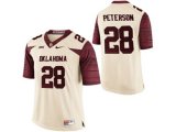 Men's Oklahoma Sooners Adrian Peterson #28 College Limited Football Jersey - White