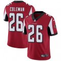 Atlanta Falcons #26 Tevin Coleman Red Team Color Vapor Untouchable Limited Player NFL Jersey