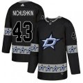 Dallas Stars #43 Valeri Nichushkin Authentic Black Team Logo Fashion NHL Jersey