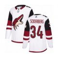 Arizona Coyotes #34 Carl Soderberg Authentic White Away Hockey Jersey