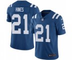 Indianapolis Colts #21 Nyheim Hines Royal Blue Team Color Vapor Untouchable Limited Player Football Jersey