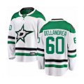 Dallas Stars #60 Ty Dellandrea Authentic White Away Fanatics Branded Breakaway NHL Jersey