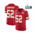 Kansas City Chiefs #52 Creed Humphrey Red Super Bowl LVII Patch Vapor Untouchable Limited Stitched Jersey