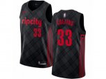 Portland Trail Blazers #33 Zach Collins Swingman Black NBA Jersey - City Edition