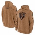 Chicago Bears Nike Brown 2023 Salute To Service Club Pullover Hoodie