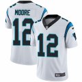 Carolina Panthers #12 D.J. Moore White Vapor Untouchable Limited Player NFL Jersey