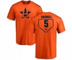 Houston Astros #5 Jeff Bagwell Orange RBI T-Shirt