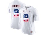 2016 US Flag Fashion Alabama Crimson Tide Amari Cooper #9 College Football Limited Jersey - White