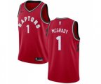 Toronto Raptors #1 Tracy Mcgrady Swingman Red Road NBA Jersey - Icon Edition