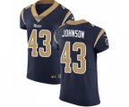 Los Angeles Rams #43 John Johnson Navy Blue Team Color Vapor Untouchable Elite Player Football Jersey