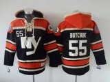 New York Islanders #55 Johnny Boychuk Dark Blue Sawyer Hooded Jerseys