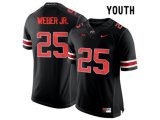 2016 Youth Ohio State Buckeyes Mike Weber Jr. #25 College Football Limited Jersey - Blackout