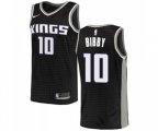 Sacramento Kings #10 Mike Bibby Swingman Black NBA Jersey Statement Edition