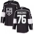 Los Angeles Kings #76 Jonny Brodzinski Premier Black Home NHL Jersey