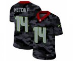 Seattle Seahawks #14 Metcalf 2020 Camo Salute to Service Limited Jersey