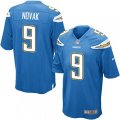 Los Angeles Chargers #9 Nick Novak Game Electric Blue Alternate NFL Jersey