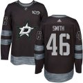 Dallas Stars #46 Gemel Smith Premier Black 1917-2017 100th Anniversary NHL Jersey