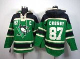 Pittsburgh Penguins #87 Sidney Crosby green [pullover hooded sweatshirt patch c]