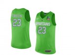 Michigan State Spartans Draymond Green #23 College Basketball Authentic Jersey - Apple Green