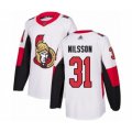 Ottawa Senators #31 Anders Nilsson Authentic White Away Hockey Jersey