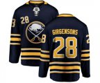 Buffalo Sabres #28 Zemgus Girgensons Fanatics Branded Navy Blue Home Breakaway NHL Jersey