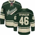 Minnesota Wild #46 Jared Spurgeon Premier Green Third NHL Jersey