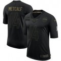 Seattle Seahawks #14 D.K. Metcalf Black Nike 2020 Salute To Service Limited Jersey