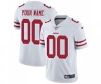 San Francisco 49ers Customized White Vapor Untouchable Limited Player Football Jersey