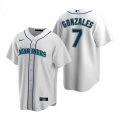 Nike Seattle Mariners #7 Marco Gonzales White Home Stitched Baseball Jersey