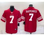 San Francisco 49ers #7 Colin Kaepernick 2022 Red Vapor Untouchable Stitched Football Jersey