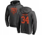 Chicago Bears #34 Walter Payton Ash One Color Pullover Hoodie