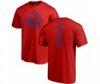 Philadelphia 76ers #12 Tobias Harris Red One Color Backer T-Shirt