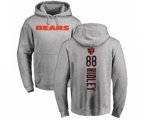 Chicago Bears #88 Riley Ridley Ash Backer Pullover Hoodie