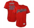 Cleveland Indians #30 Tyler Naquin Scarlet Alternate Flex Base Authentic Collection Baseball Jersey