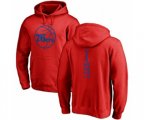 Philadelphia 76ers #1 Mike Scott Red One Color Backer Pullover Hoodie