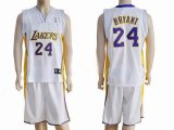 nba los angeles lakers #24 bryant white(suit)