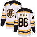 Boston Bruins #86 Kevan Miller Authentic White Away NHL Jersey