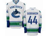 Vancouver Canucks #44 Erik Gudbranson Authentic White Away NHL Jersey