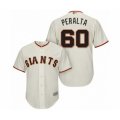 San Francisco Giants #60 Wandy Peralta Authentic Cream Home Cool Base Baseball Player Jersey